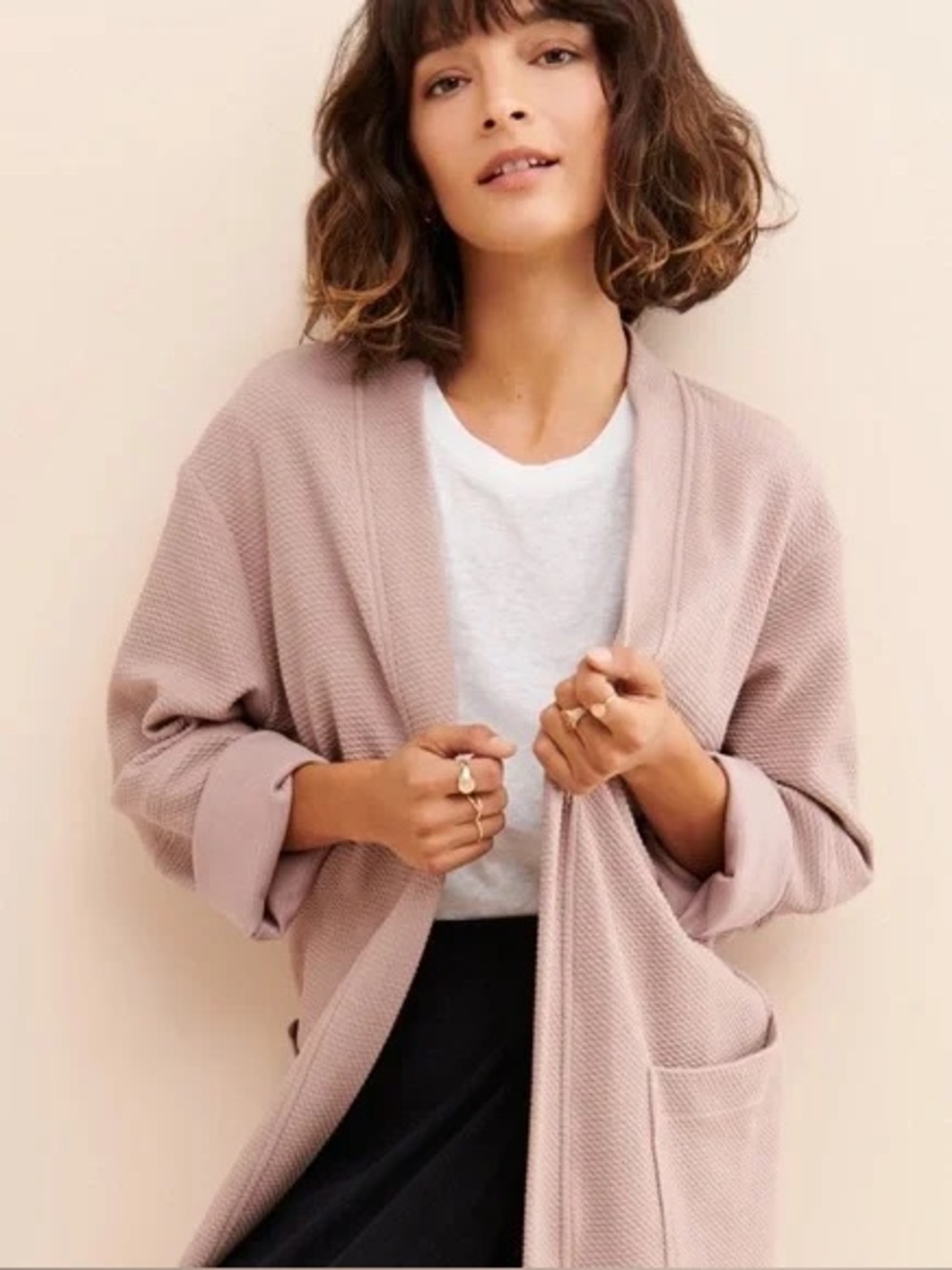 EVE GRAVEL Shorter Days Robe Cardigan Sweater Size Small